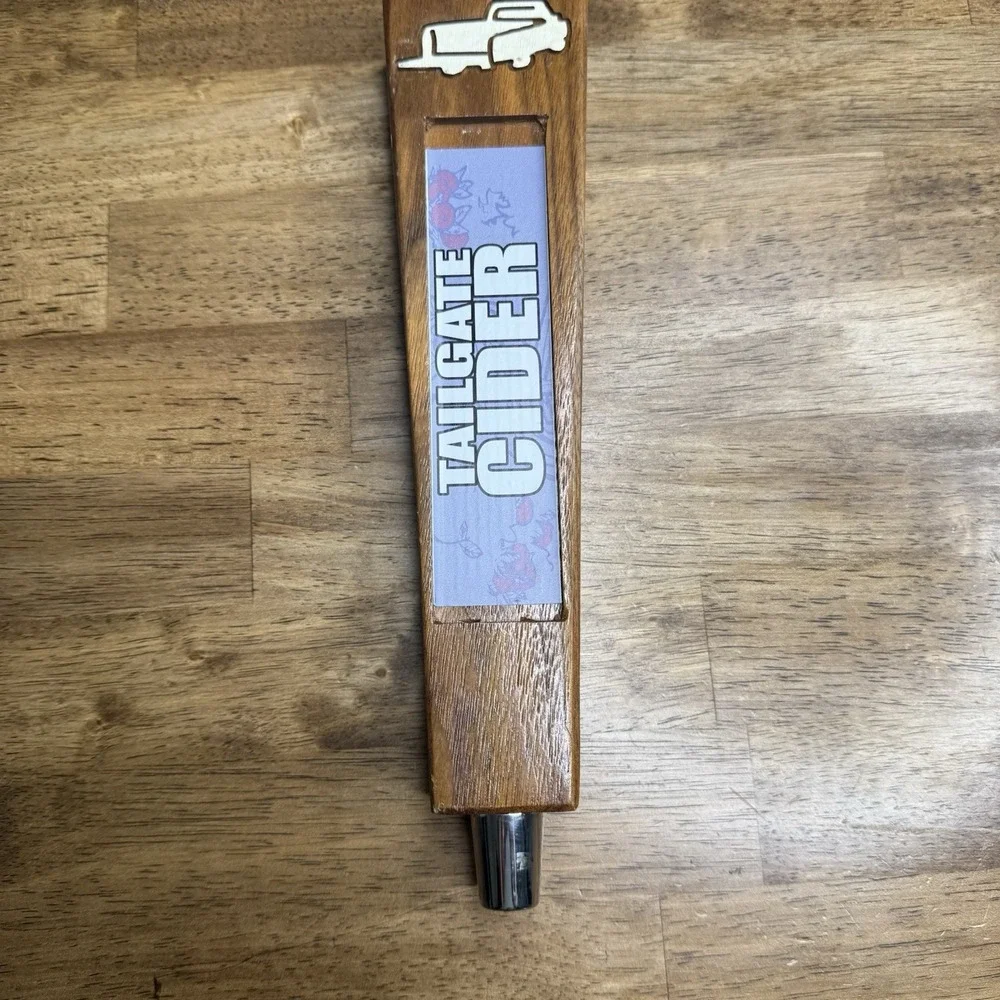 Tailgate Cider Wooden Beer Tap Handle Bar Kegerator Draft Handle